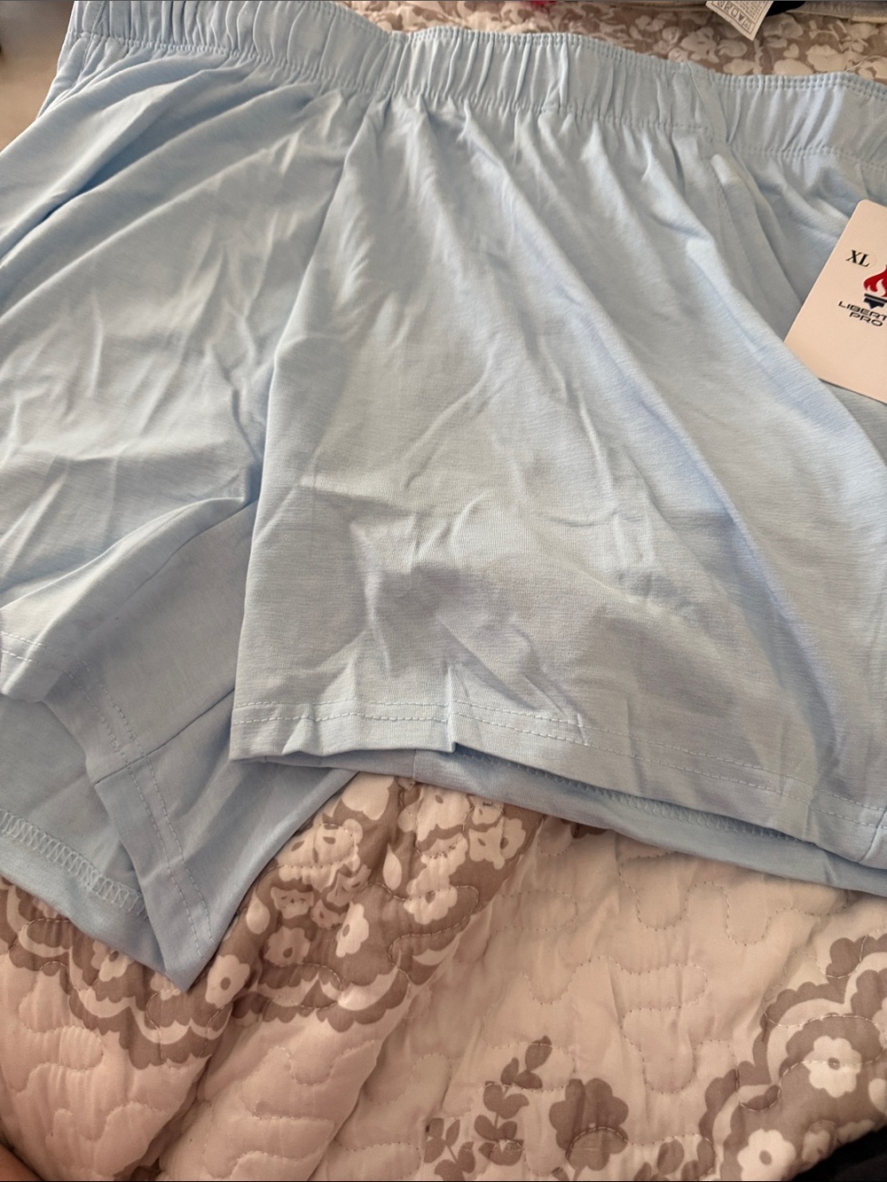 liberty Light Blue Women's Lounge Boxer Shorts